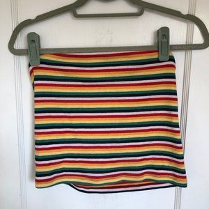 American Eagle Rainbow Tube Top